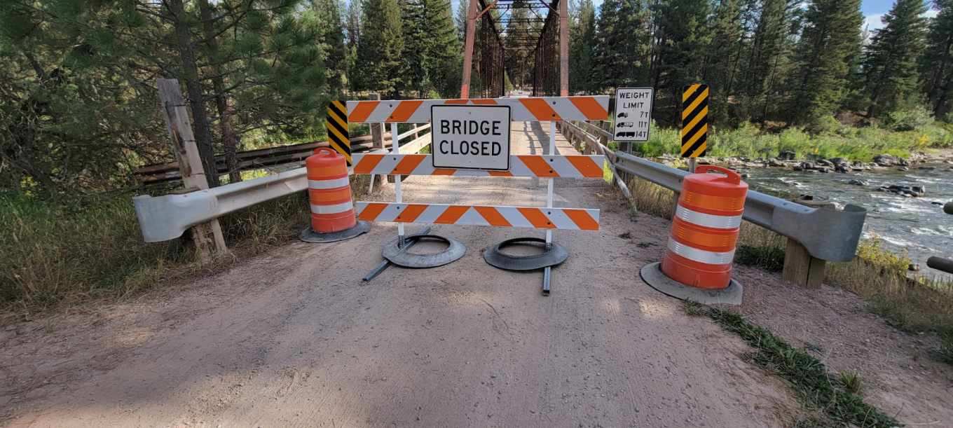 Sunset Hill Road Bridge in Greenough Closed Until Further Notice
